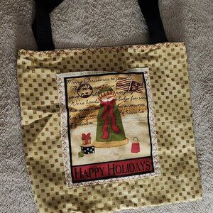 "Happy Holidays" Gift Stack Tote Bag